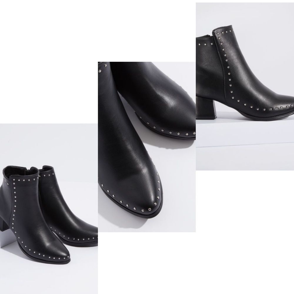 🆕️Faux leather booties - Picture 7 of 7